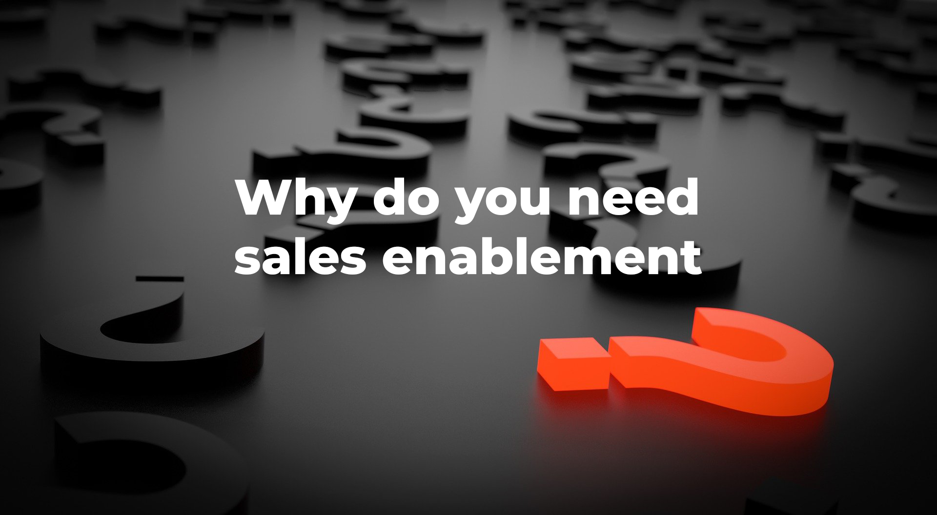 What is a sales enablement Charter and why do you need one?